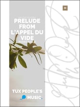 Prelude from L'appel du vide piano sheet music cover